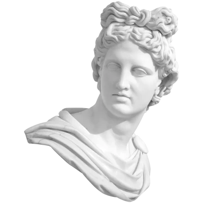 Busto classico, riferimento visivo del progetto De Martiis Catalano