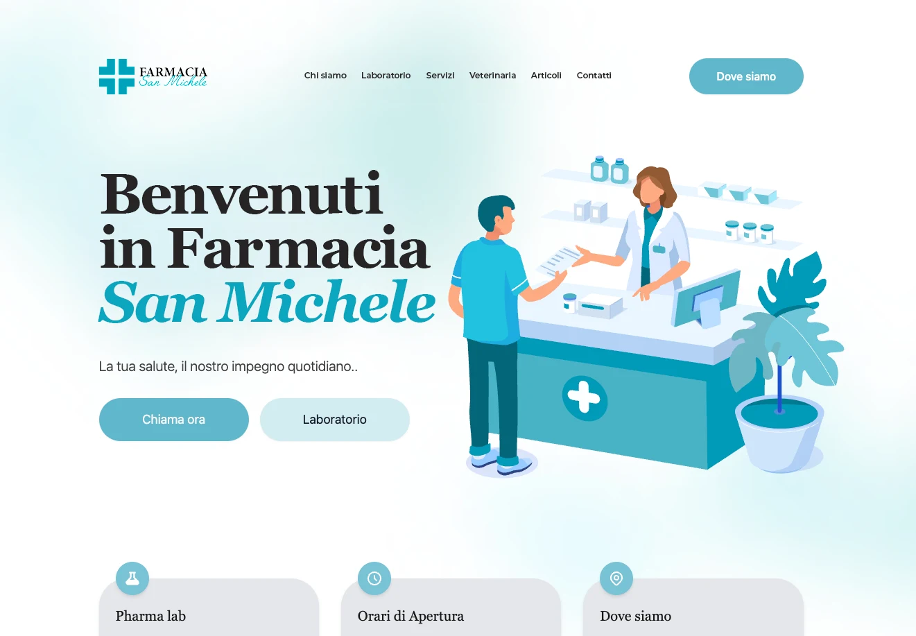 Anteprima del design di Farmacia San Michele